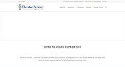 Desktop Screenshot of elevatorserviceco.com