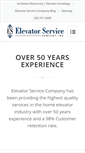 Mobile Screenshot of elevatorserviceco.com